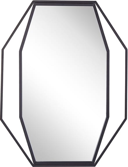 NIRE - Wandspiegel - Grafietgrijs - Staal