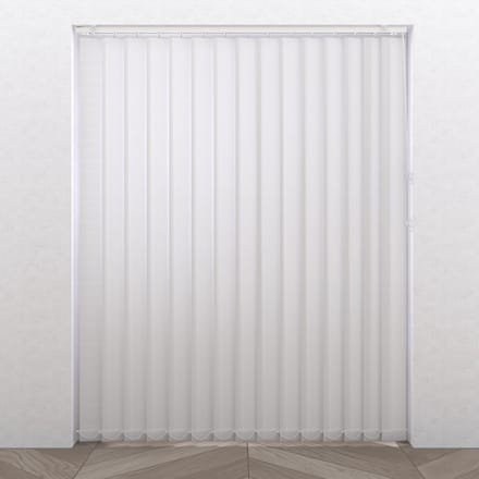 Lamellen set Easy Fiber - Transparant - White - 40 x 260 - 5 lamellen
