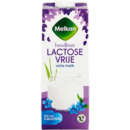 Houdbare lactosevrije volle melk