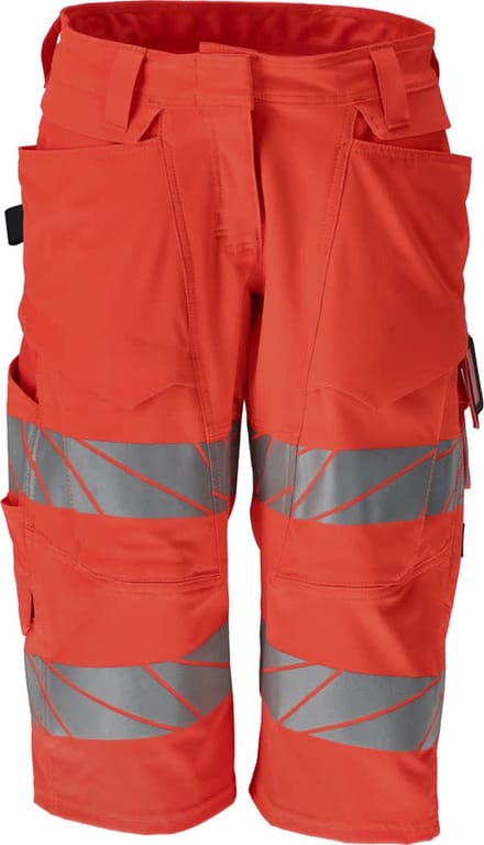 Mascot Accelerate Safe Shorts, lange 19248-510 - Hi-Vis rood - C34