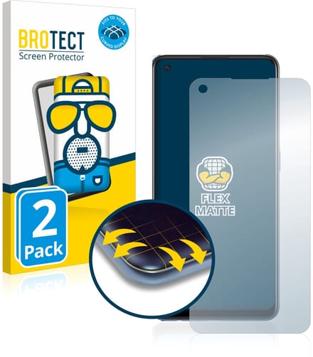 BROTECT - Screenprotector voor Oppo A74 - Folie Beschermfolie matte volledig dekking 2 Stuks