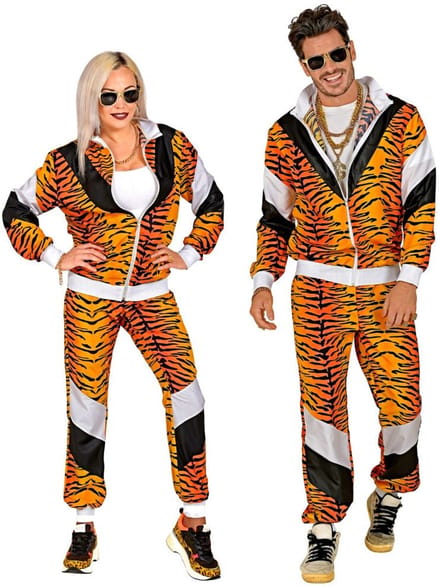 Trainingspak tijger jaren 80