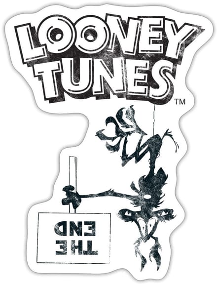 Looney Tunes Wile E. Coyote Sticker maat S (10 x 10 cm)