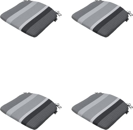 Madison - Zitkussen - Universeel - 4st - 46x48cm - Tomsen Grey - Grijs