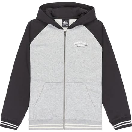Quiksilver Knowledge Area Sweatshirt Met Rits Grijs 10 Years Jongens