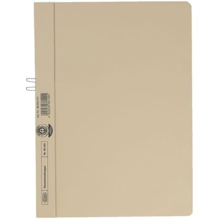 ELBA klemmap A4 zonder voorblad, chamois, 10 vel capaciteit
