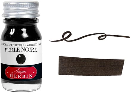 Jacques Herbin Vulpen Inkt - Perle noir - Zwart - 10 ml