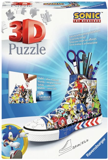 Ravensburger 3D Puzzle Pencil Tray Sonic the Hedgehog 108 pcs. 3D Puzzels