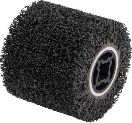 Kreator Siliciumcarbide-borstel KRT271003 - Ø 120x100mm - Accessoire voor schuurroller