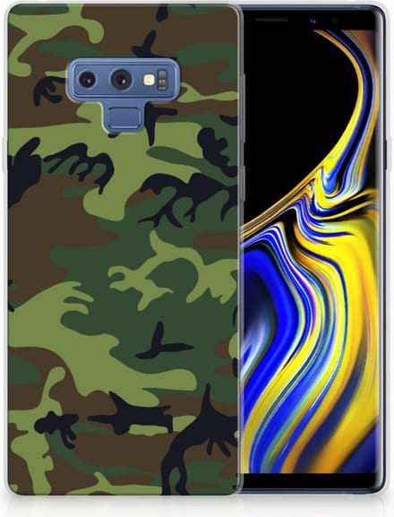 TPU Hoesje voor Samsung Galaxy Note 9 TPU bumper Army Dark