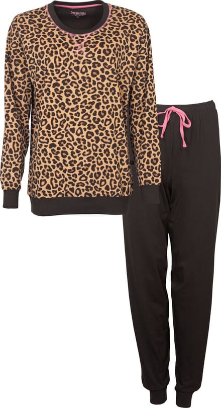 Irresistible Dames Pyjama Bruin IRPYD1206A - Maten: S