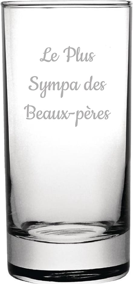 Longdrinkglas gegraveerd - 28,5cl - Le Plus Sympa des Beaux-pères