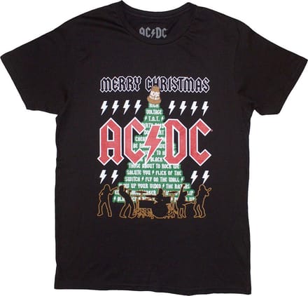 AC/DC - Merry Christmas Heren T-shirt - M - Zwart