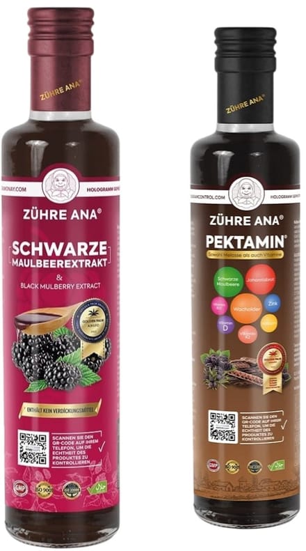 Zühre Ana® - Zwarte Moerbei (Kara Dut) Sirop & Pectamine Sirop
