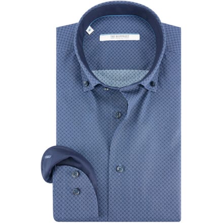 The BLUEPRINT Premium Business Overhemd Donkerblauw Heren