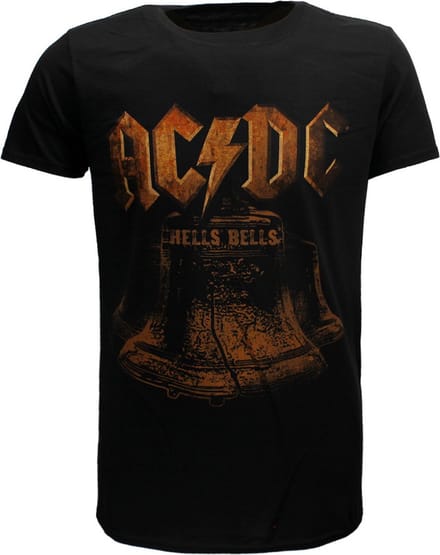 AC/DC Brass Bell T-Shirt - Officiële Merchandise - M