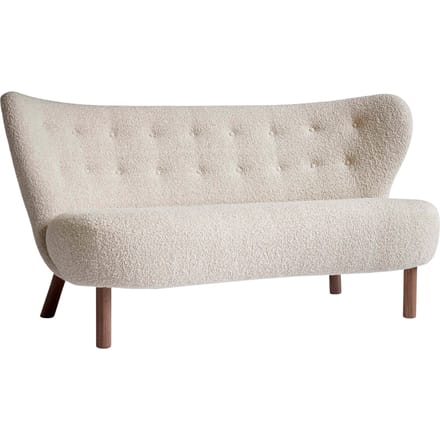 &Tradition Little Petra VB2 Sofa - karakorum 003 - oiled walnut