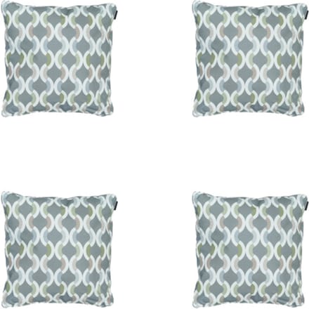 Madison - Sierkussen Trivia grey - Ca. 50x50 cm - Set van 4