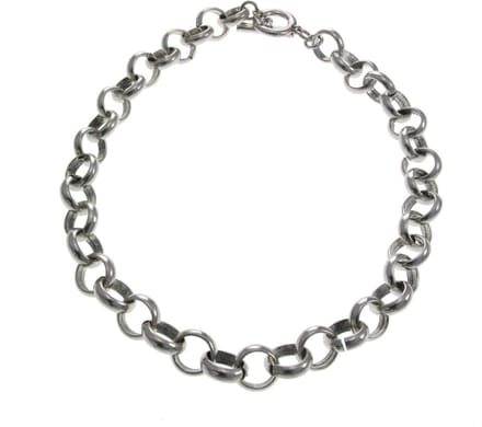 Behave - Klassieke schakelketting - 45,5 cm - Zilverkleur