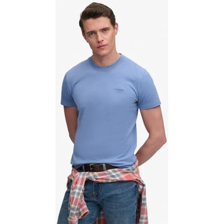 Superdry - Essential Gestapeld Logo Geborduurde T-shirt - Heren - T-shirts