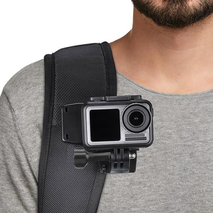 Rugzakriem Mount Quick Clip Mount Voor Gopro Hero 13, 12, 11 white