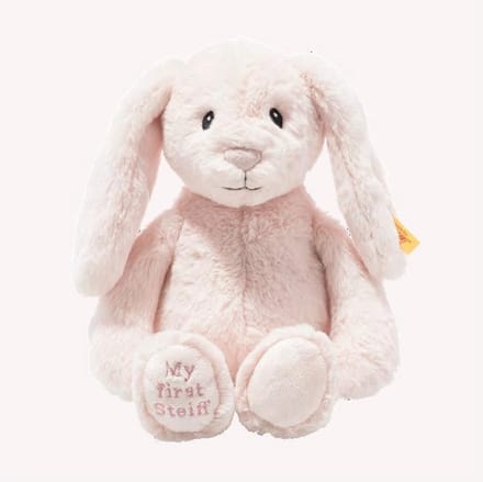 Steiff mijn eerste Hoppie konijn 26 cm. roze EAN 242359