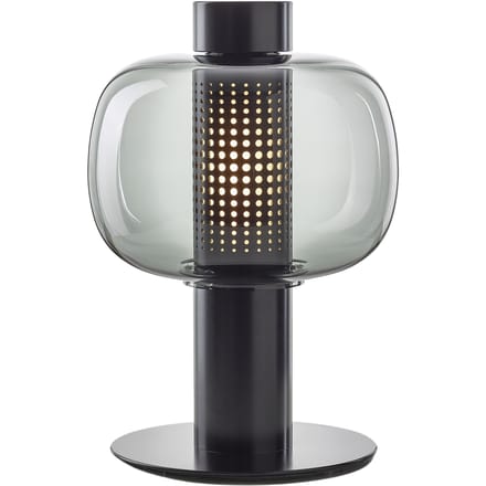 Brokis Bonbori Small Tafellamp - rookgrijs - zwart