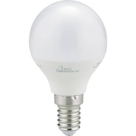 Trio Lighting E14 3,5W LED druppellamp, warmwit, opaal