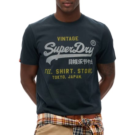 T-shirt Superdry Vintage Logo Heritage Relaxed Hommes