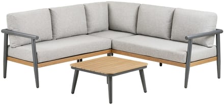 House Nordic Hoekloungeset Comillas - Antraciet/Grijs