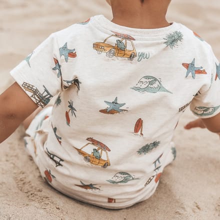 Ocean Life Relaxed Tee Multicolor jongens T-shirt – Your Wishes 122