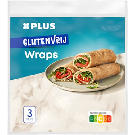 Glutenvrije wraps 3 stuks