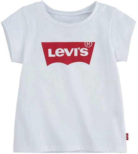Levi's Girls Ss Batwing A Line Tee Red/white Größe: 9M | Hemden Outlet | kids | Rot
