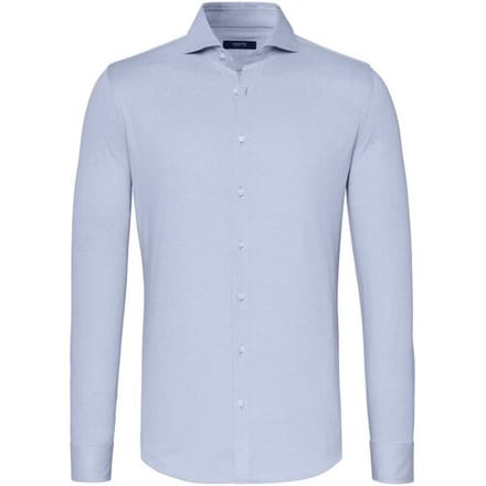 Desoto Luxury Overhemd Uni Luxury Cotton Lighter Blue / male