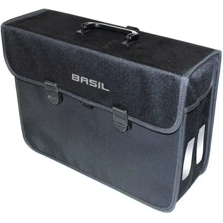 Basil Malaga Enkele fietstas - Zwart - 13 Liter