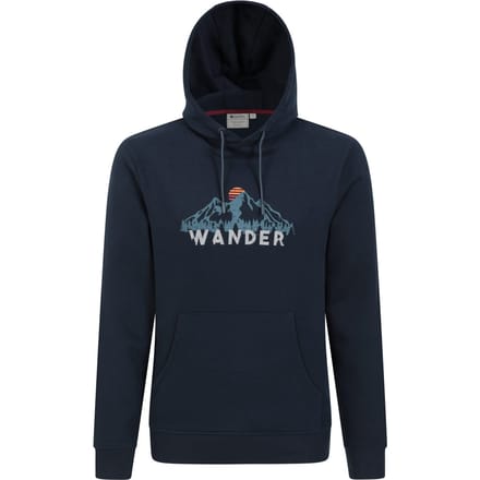 Mountain Warehouse Heren Wander Hoodie (Marine)