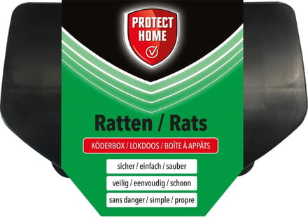 Protect Home Voerdoos Ratten Plastic - Ongediertebestrijding - 1 stuk