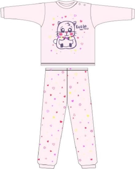 Fun2Wear - Pyjama Hamster - Roze - Maat 62 - Meisjes