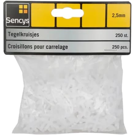 Sencys Tegelkruisjes 2,5mm 250stuks
