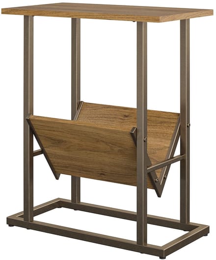Regal-Eindtafel in Walnoot Look