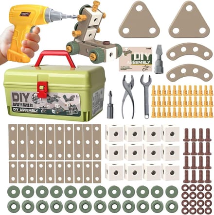Kinder Gereedschap Set - Doe Het Zelf Speelgoed - Creatief Spelen - 135 Delig Speelgoed