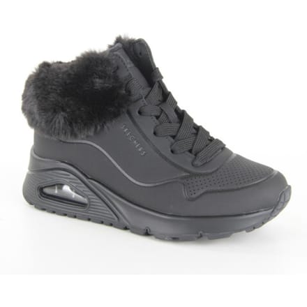 Skechers Uno Veterboot - Sneakers - Unisex - Zwart