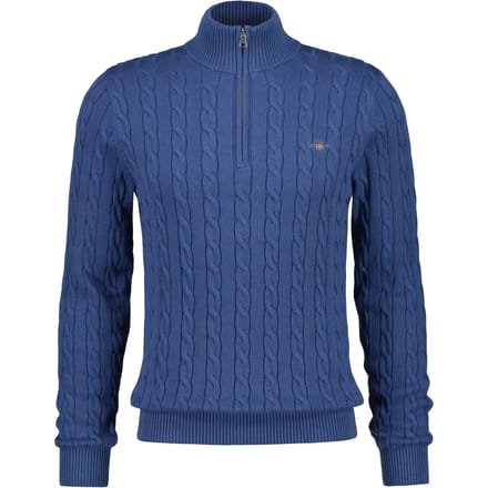 Pull 1/2 zip gedraaide brei Gant