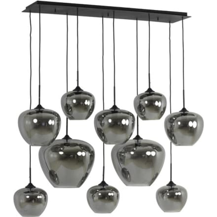 Light & Living Hanglamp Mayson 10-Lamps - Grijs