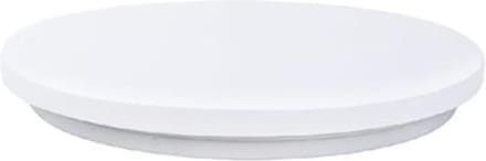 LED Plafondlamp - Opbouw Rond 24W - Helder/Koud Wit 6400K - Mat Wit Aluminium - Ø330mm