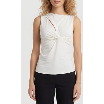 GUESS Marciano By  Alva Knot Top Sandy Shore Größe: S | Blusen Outlet | Damen | Braun