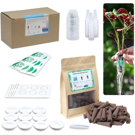 161Pcs Hydroponics Groeisysteem Kit Hydroponische Plantmachine Set Bodemloze Cultivatie 30 Groei 161pcs gray