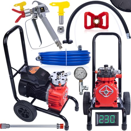 Rosfix Airless Verfspuit Strong Storm RSS05 - Borstelloze Motor 3500W - 18L/min 22MPa(220bar) 1/4""