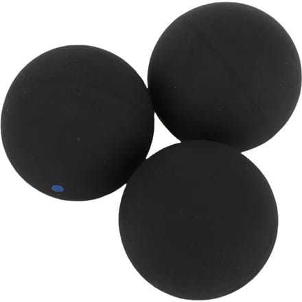 Ensemble Combiné de 3 Balles de Squash Point Bleu Unique Point Jaune Unique Double Point Jaune pour l'Entraînement Professionnel black