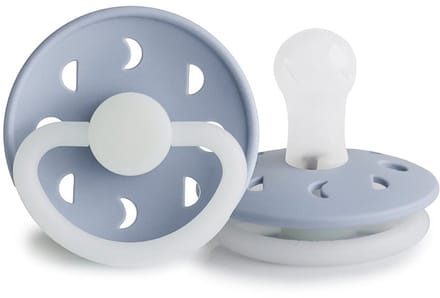 Frigg - moon night - fopspeen silicone - powder blue - t1